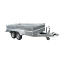 Remolque Lider robusto de 2 ejes 38398-3m - 460 kg