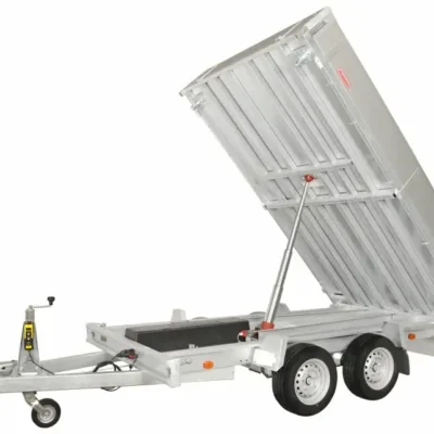Remolque con tres compartimentos anssems ksx 3500 / 355 x 178 x 30 cm