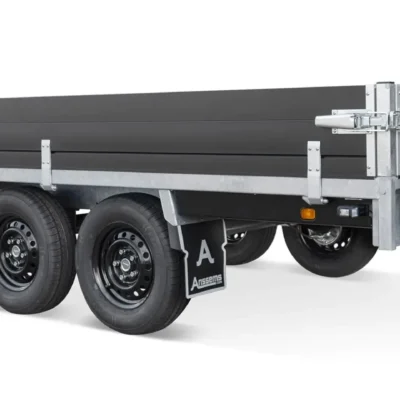 Remolque de plataforma Anssems psx 2500.325 go-getter con ruedas debajo