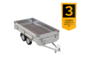 Remolque 2 ejes 304×153 UNITRAILER SÓLIDO 300/2 CAPACIDAD 750 kg
